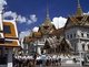 Thailand: Schoolchildren admire the Phra Phinang Chakri Maha Prasat, The Grand Palace, Bangkok